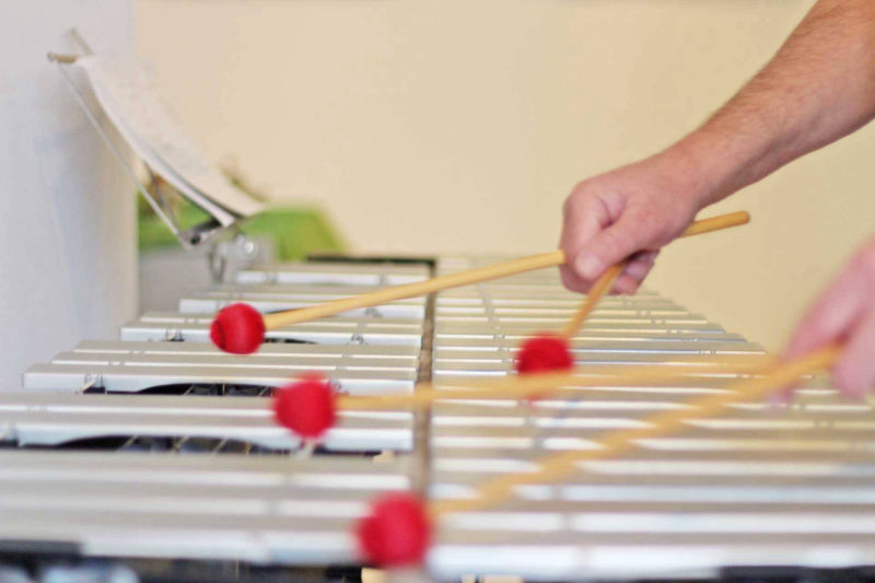 Vibraphone-Nahaufnahme