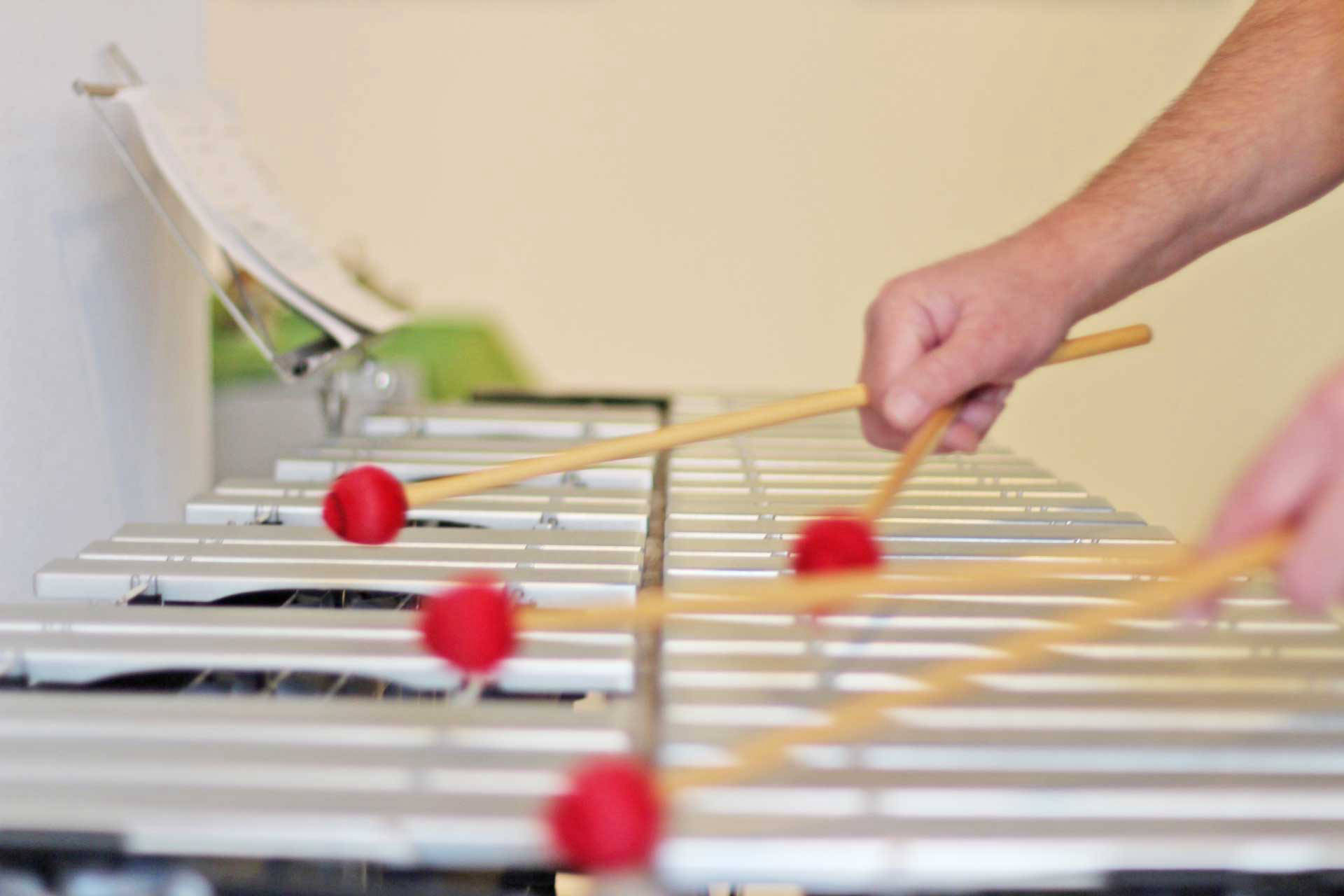 Vibraphone-Nahaufnahme